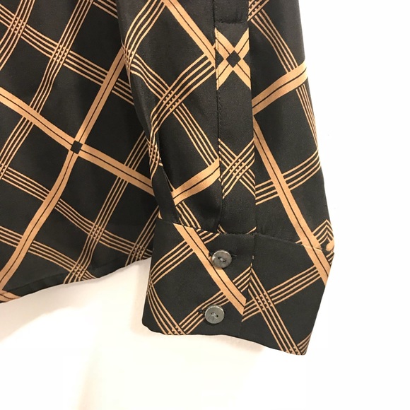 ANN TAYLOR 100% Silk Button Down Work Blouse - Picture 5 of 8